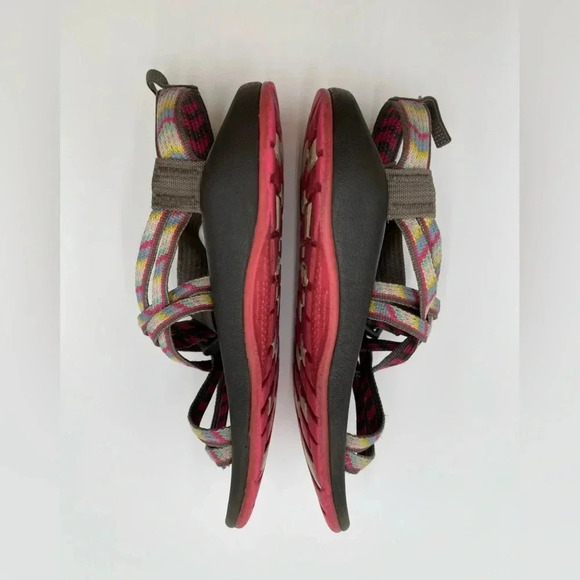 Chaco Girl's ZX1 Multicolor Strappy Sandals Size 3 Kids Outdoor Summer Hiking - Picture 8 of 13